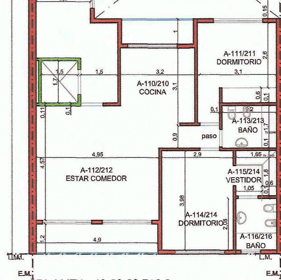 VENTA DE DEPARTAMENTO DE 3 AMBIENTES EN SAN JUSTO